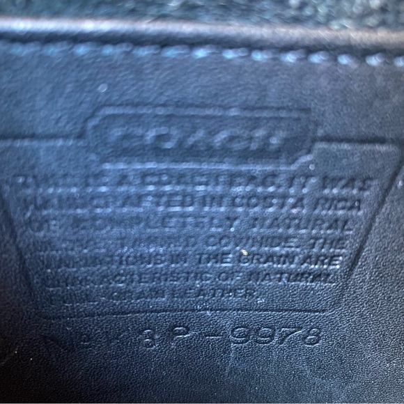 Coach Vintage 9978 Black Leather Crossbody Scooter Sidepack Bag - Picture 11 of 11